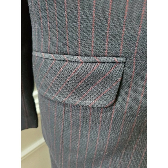 Evan Picone Women Black Lined Polyester Long Sleeve Blazer & Pant 2Piece Suit 10 - Picture 4 of 16